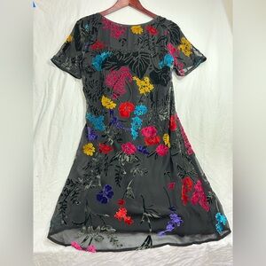 Anthropologie Silk Devore dress. NWT